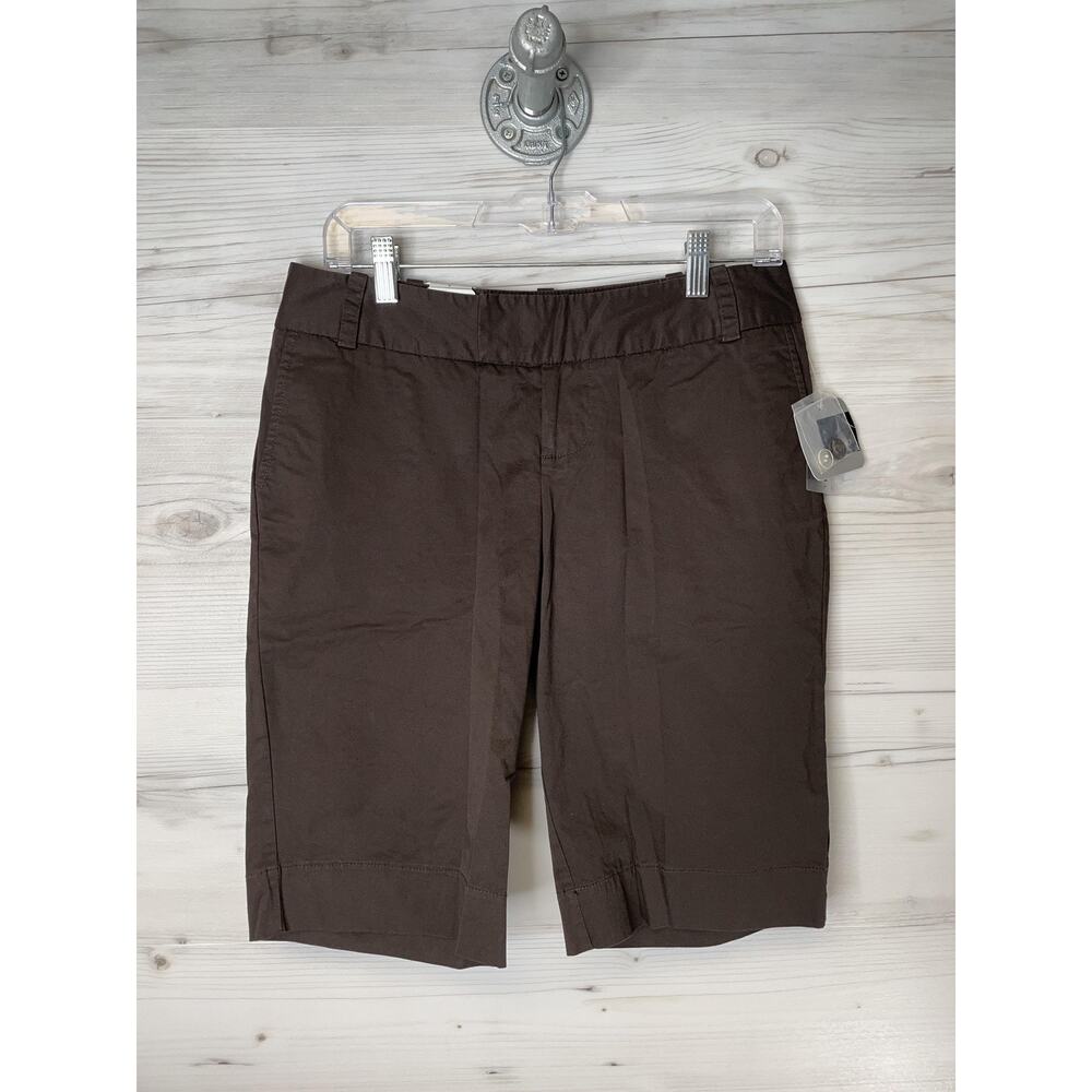 Mossimo Supply Co. Brown Women's Bermuda Shorts New With Tags Sz 4